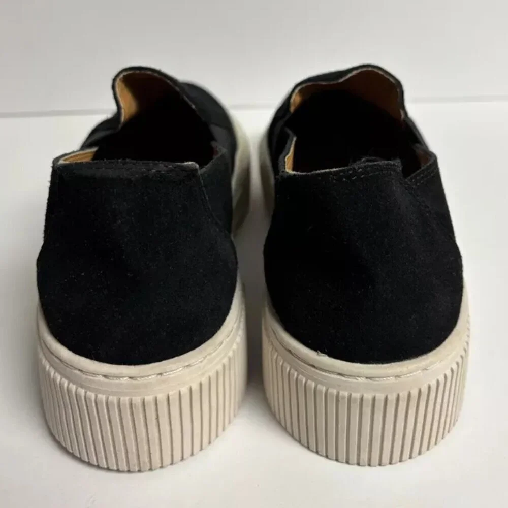 Crown Vintage Women’s Marlenna, Black Slip-On Sneakers, Size 9.5 M